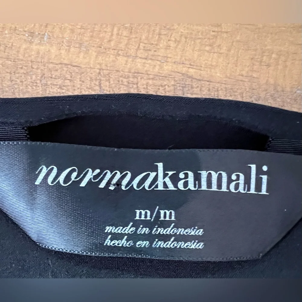Norma Kamali Wrap Dress Cap Sleeve Sweetheart Neckline Knee Length Size M US 6 - Picture 10 of 12